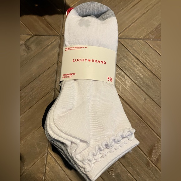🌸Lucky Brand Quarter Socks - Picture 1 of 6